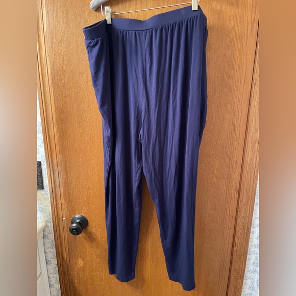Lisa Rinna QVC  Wrap-Front Pull-On Pants XL Women 18 Plus NWOT Navy Blue RHBH - Picture 5 of 6